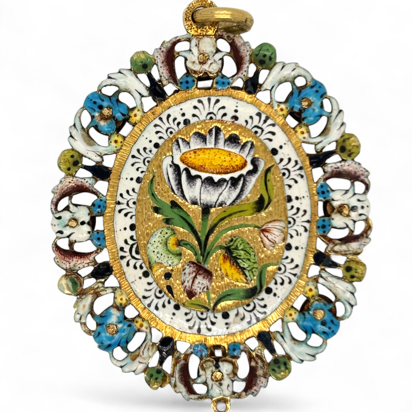 Pendant With Painted Miniature