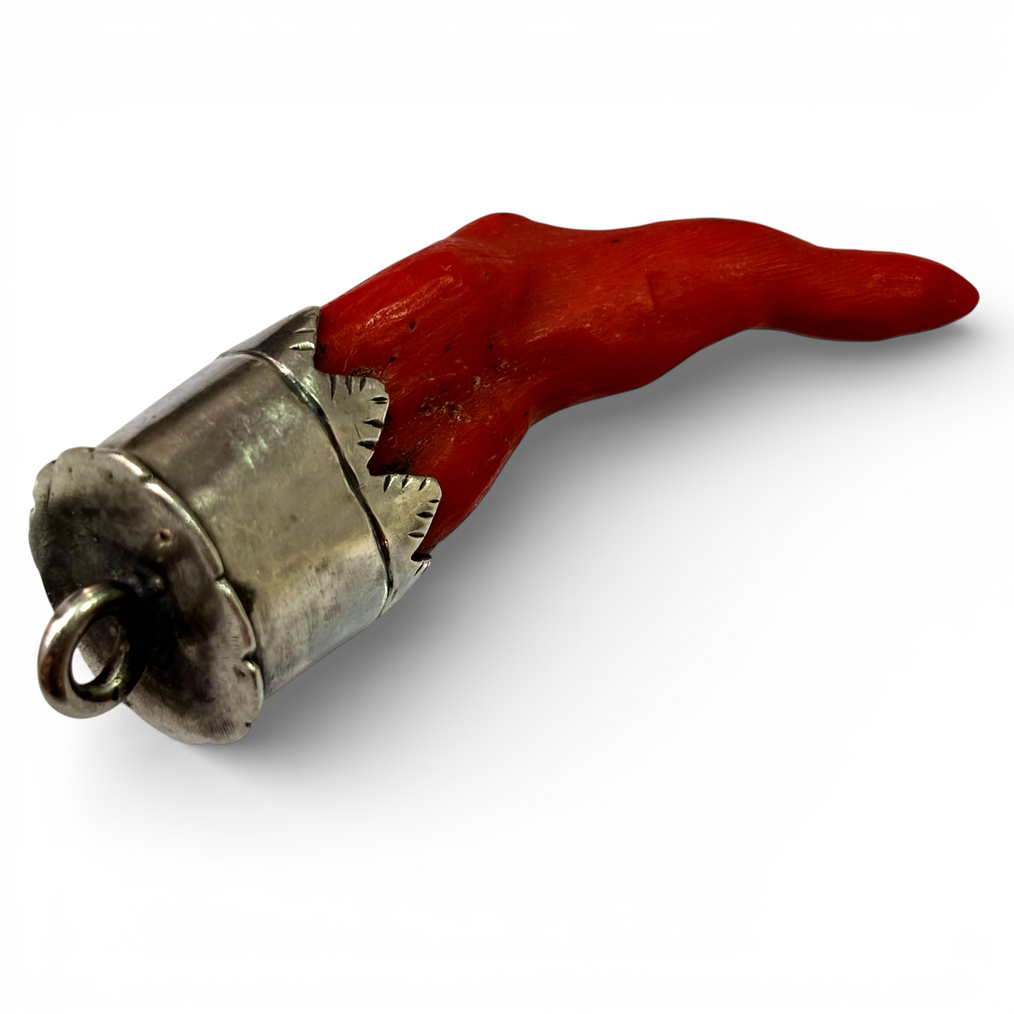 Silver Mounted Coral