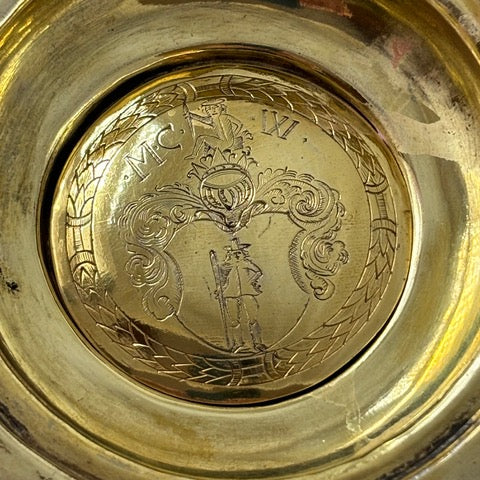 Hungarian silver tankard