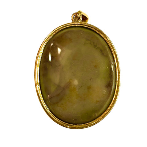 Athena cameo pendant