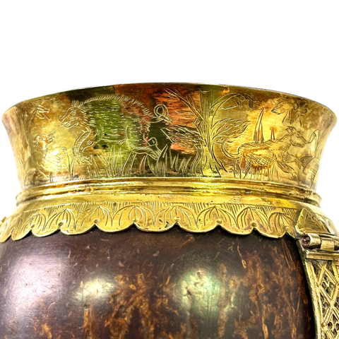 1600 silver gilt coconut cup