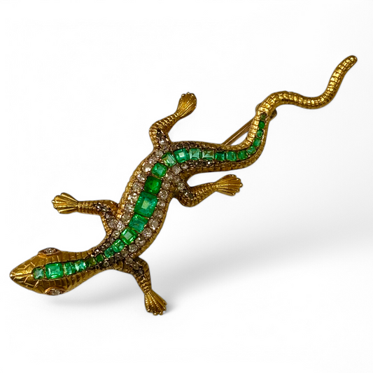Lizard brooch