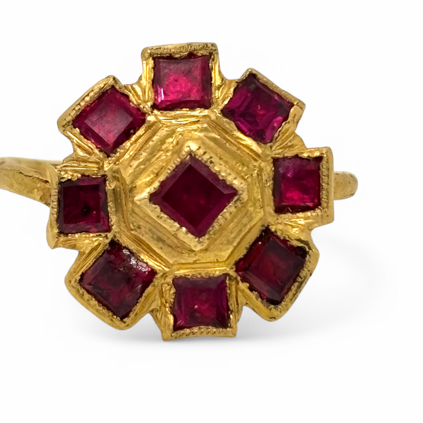 Seventeenth century ring with rubies