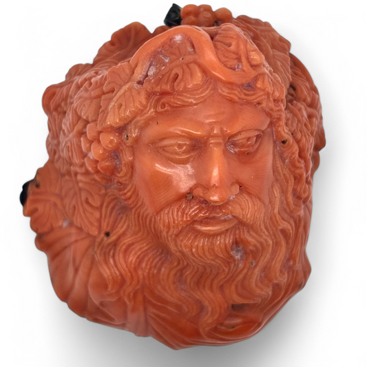 Coral brooch