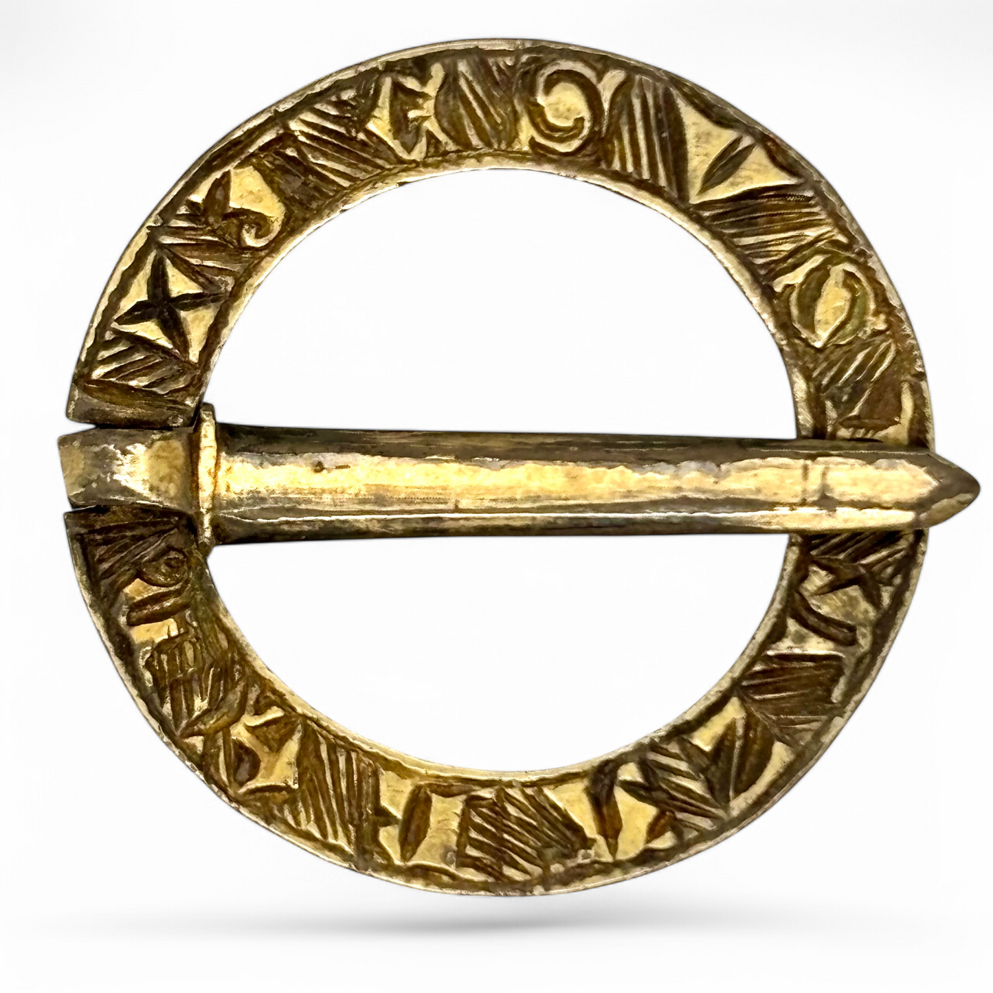 Medieval ring brooch