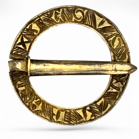 Medieval ring brooch