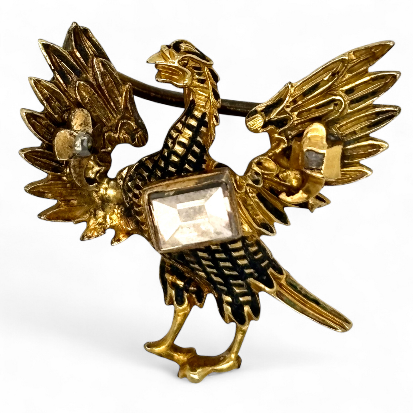 Enamelled eagle