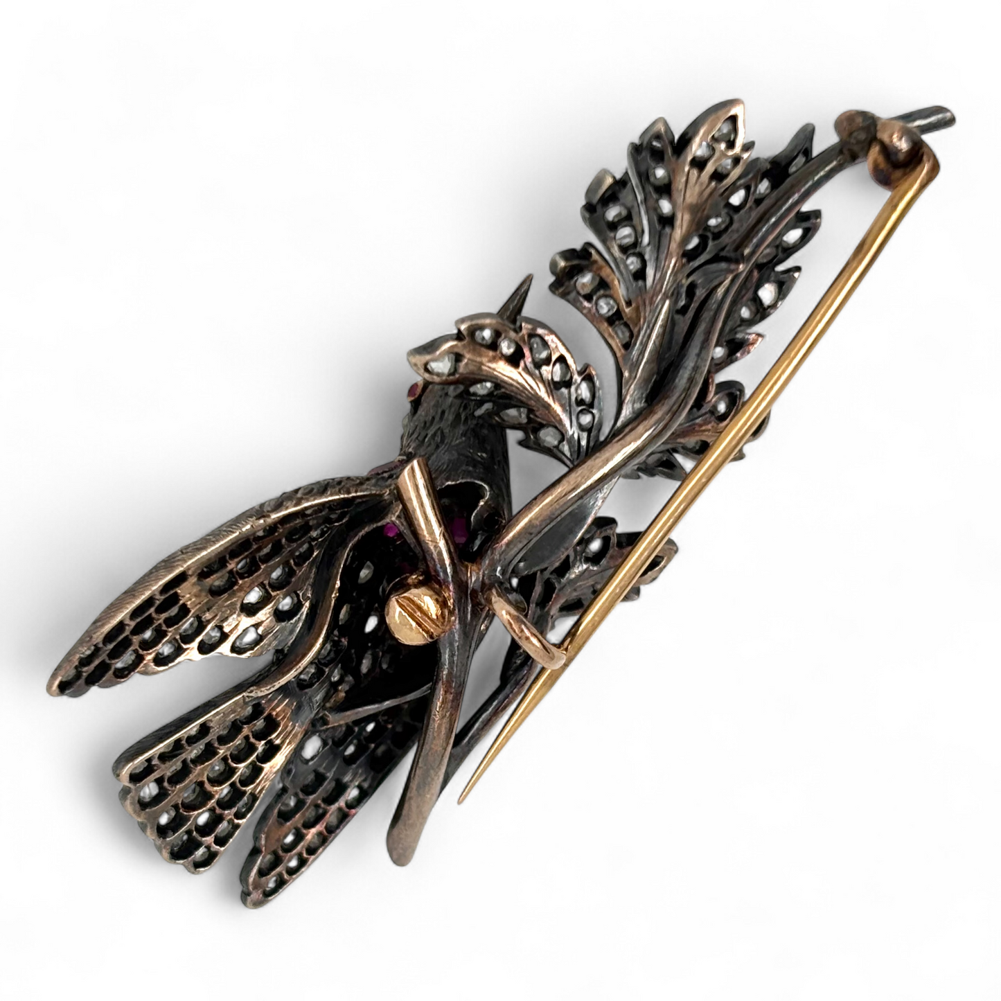 Diamond brooch