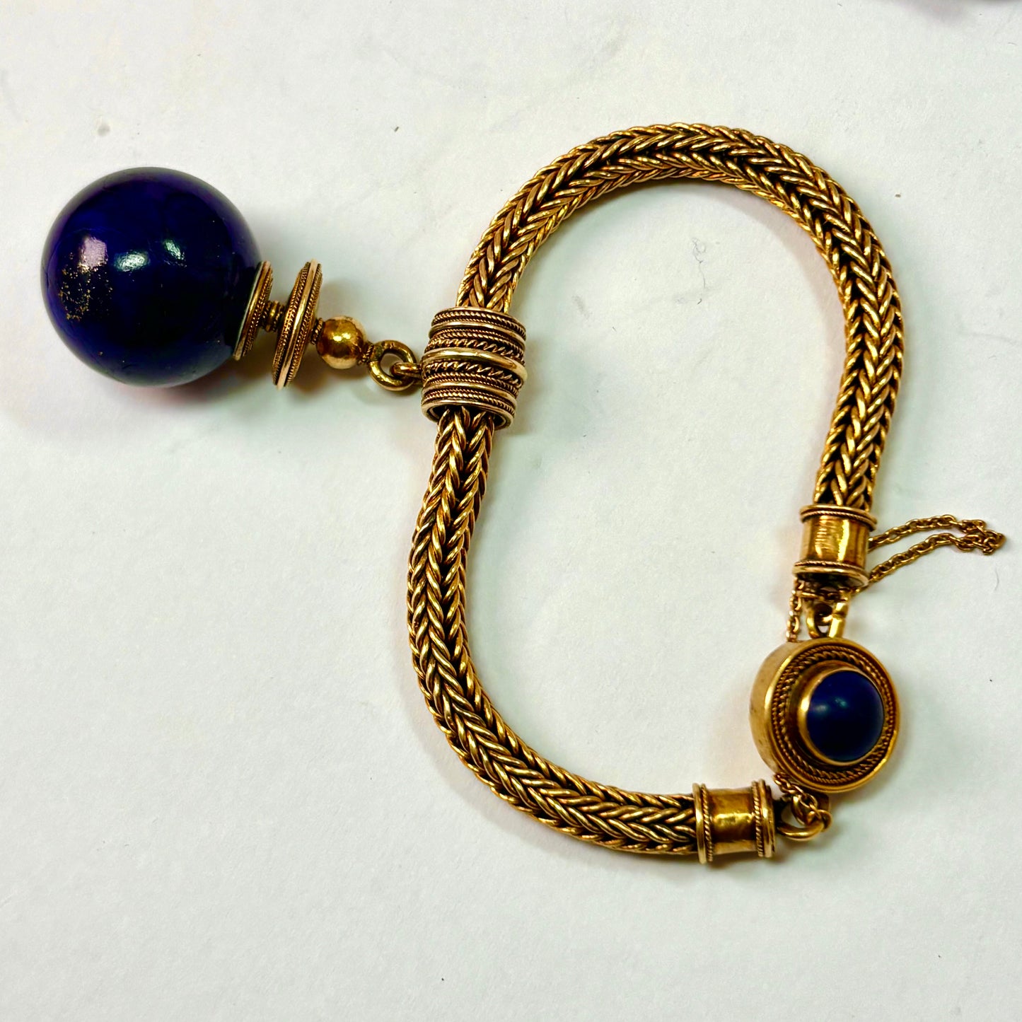 Lapis bracelet
