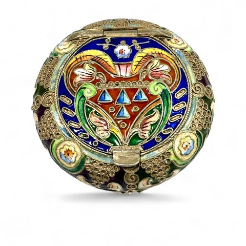Russian enamelled box