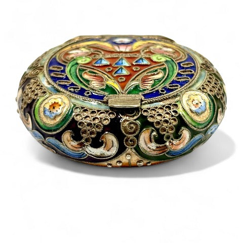 Russian enamelled box