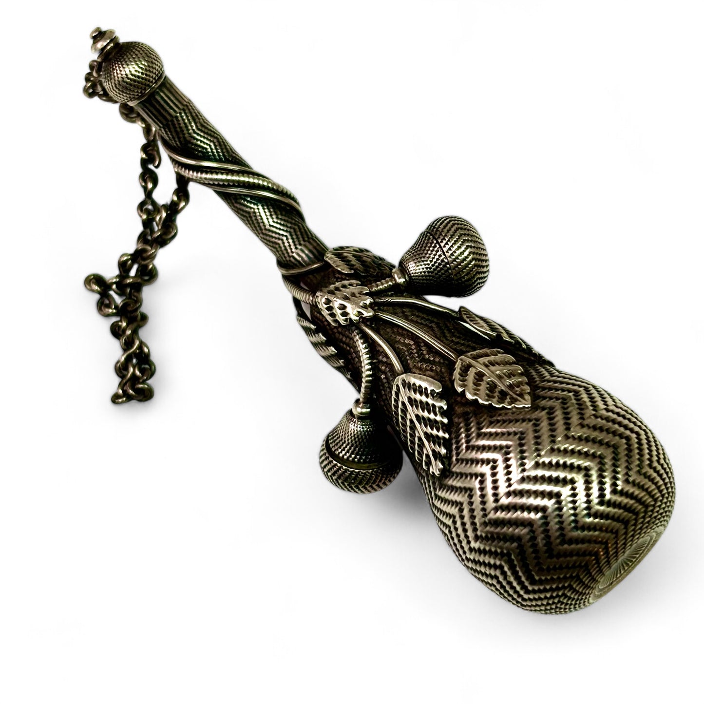 Seventeenth century silver pomander