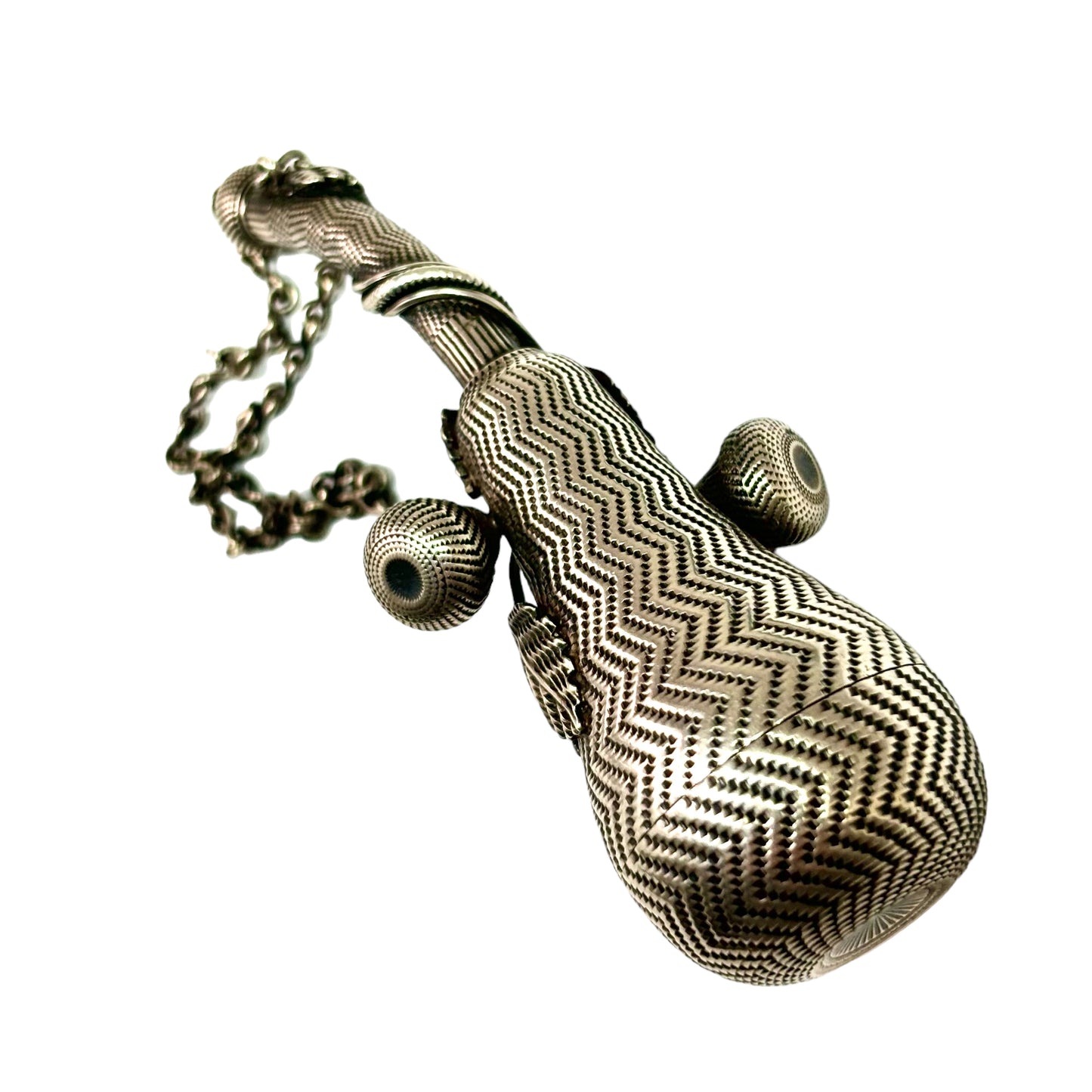 Seventeenth century silver pomander