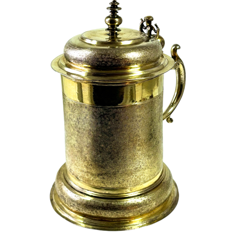 Hungarian silver tankard