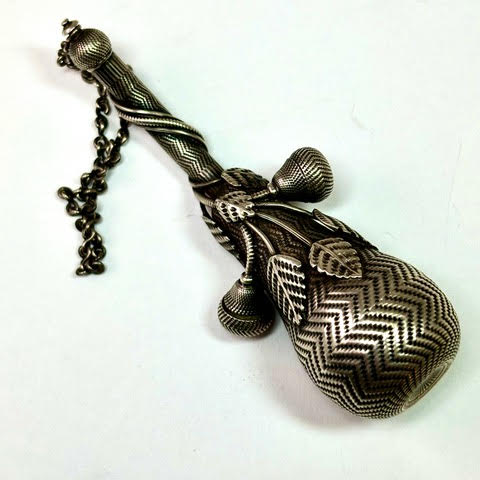 Seventeenth century silver pomander