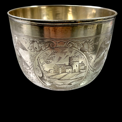 Augsburg silver tumbler cup