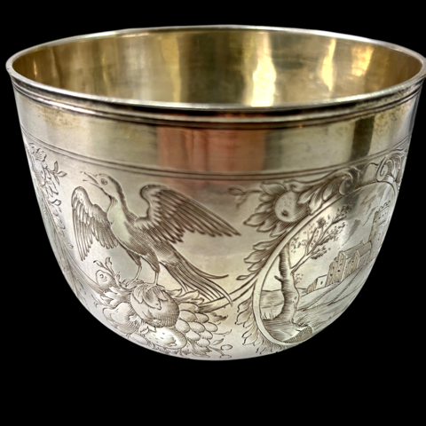 Augsburg silver tumbler cup