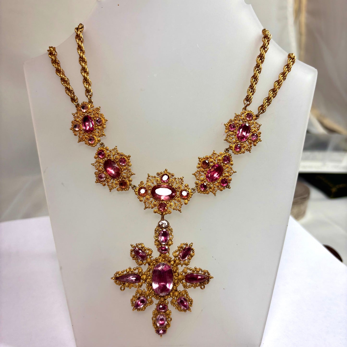 Topaz necklace
