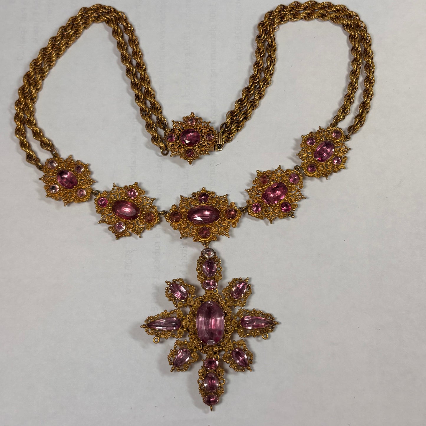 Topaz necklace