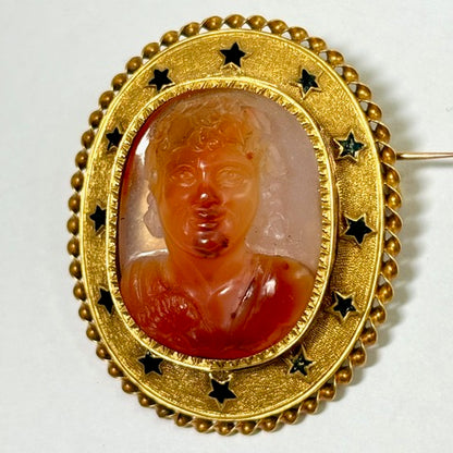 Cameo brooch