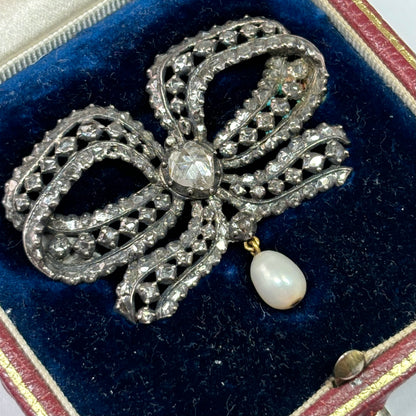 Eighteenth century diamond bow