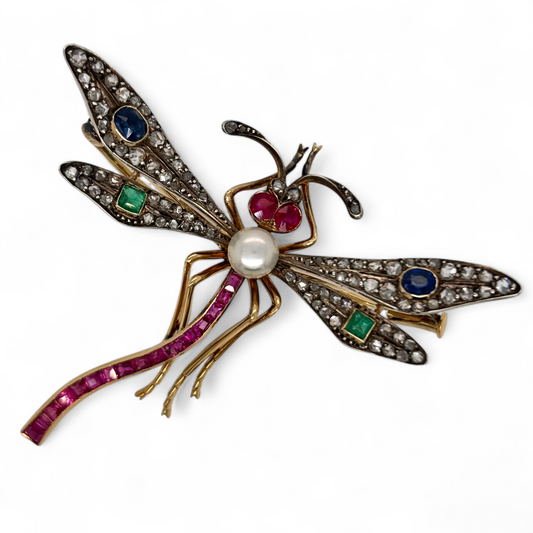 Dragonfly brooch