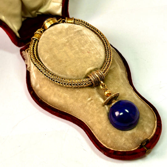 Lapis bracelet