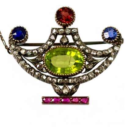 Urn brooch