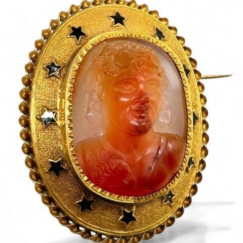 Cameo brooch