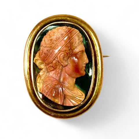 Cameo brooch