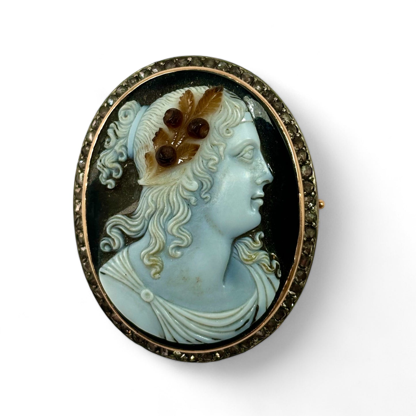 Maenad cameo brooch