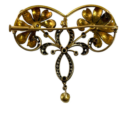 French Art Nouveau brooch