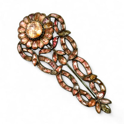 Topaz brooch