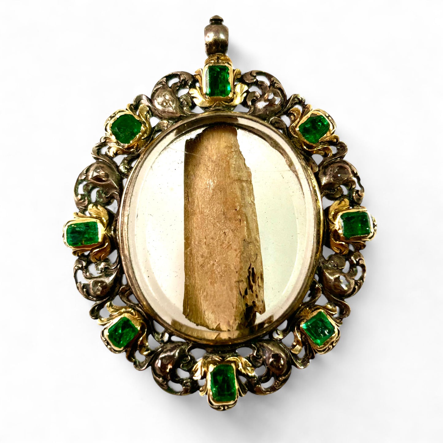 Reliquary with emeralds