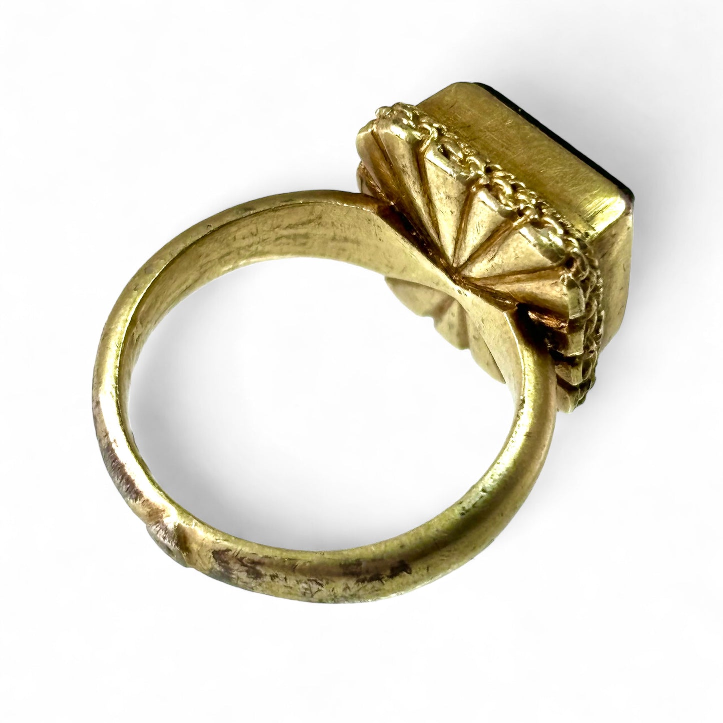 Sixteenth century gilt silver ring