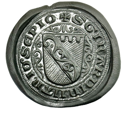 Medieval silver seal