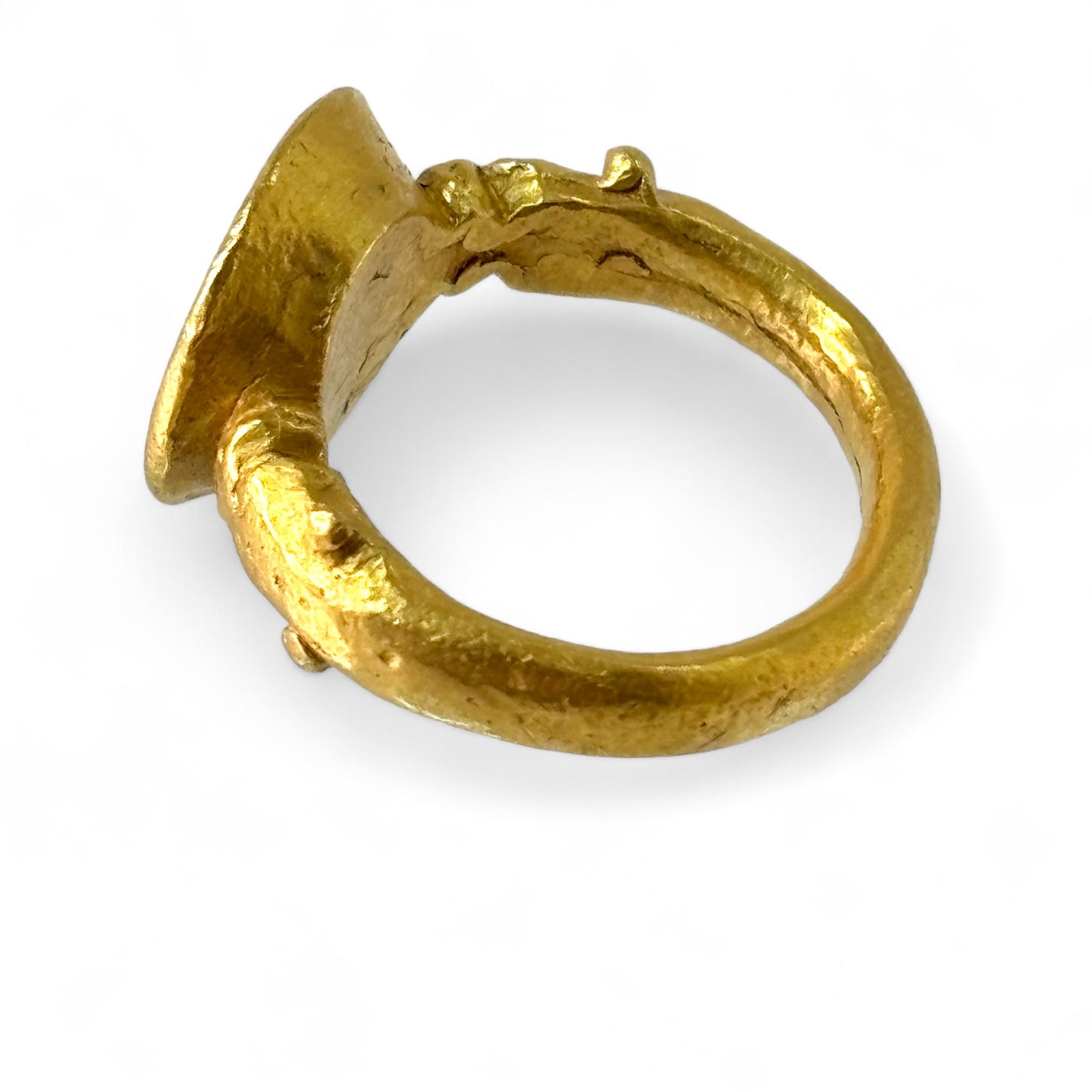 Crusader gold ring