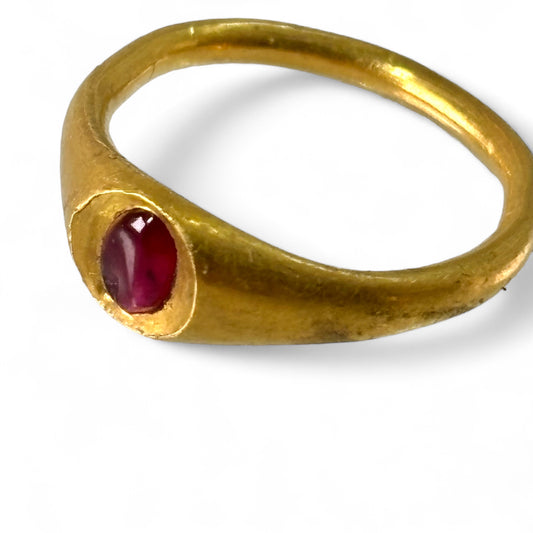 Medieval ruby ring