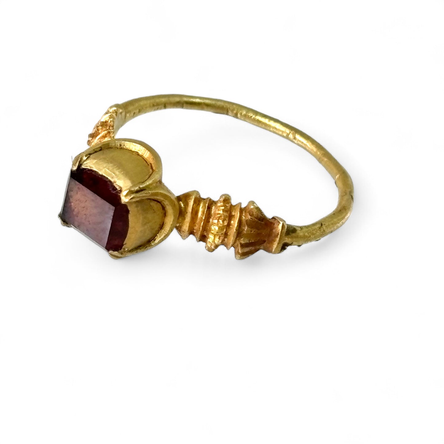 Renaissance garnet ring