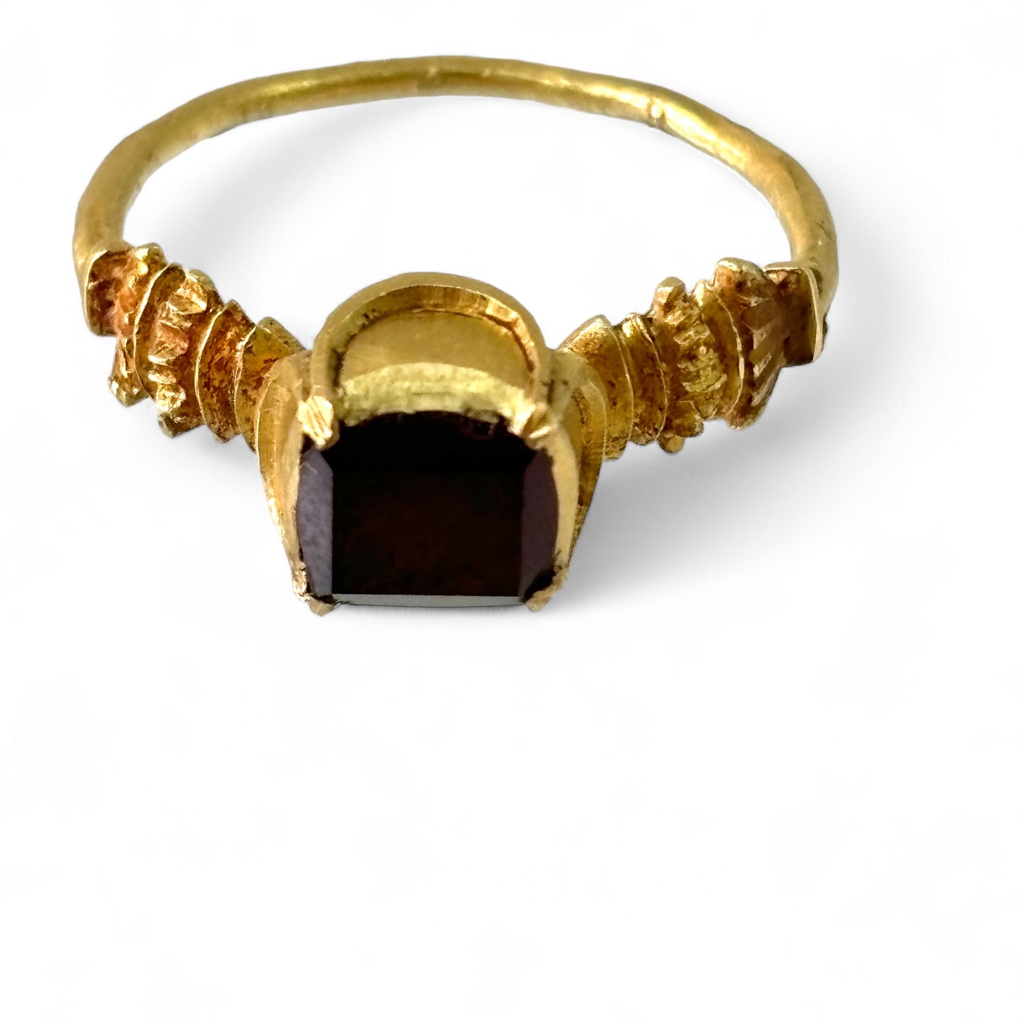 Renaissance garnet ring