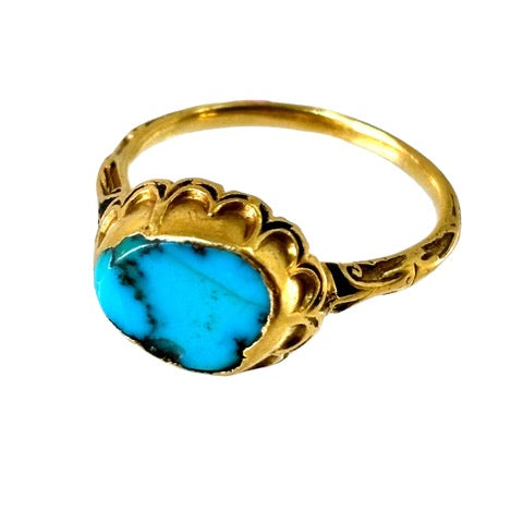 Seventeenth century turquoise ring