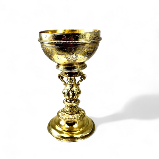 Hungarian silver gilt cup