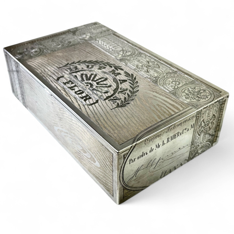 Russian Trompe l'oeil cigar box