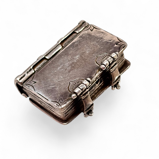 Silver book pomander