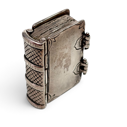 Silver book pomander