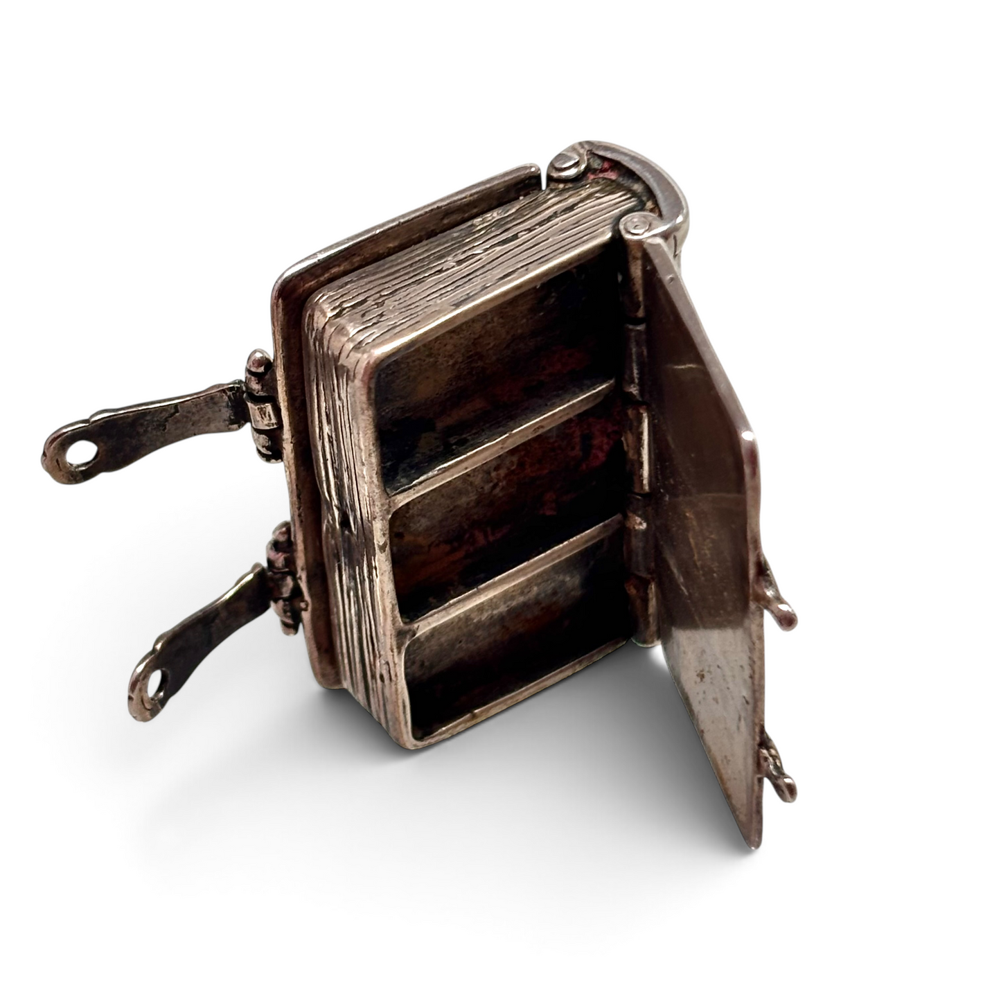Silver book pomander