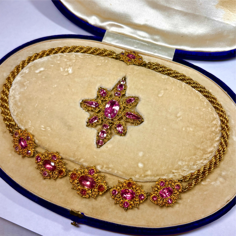 Topaz necklace