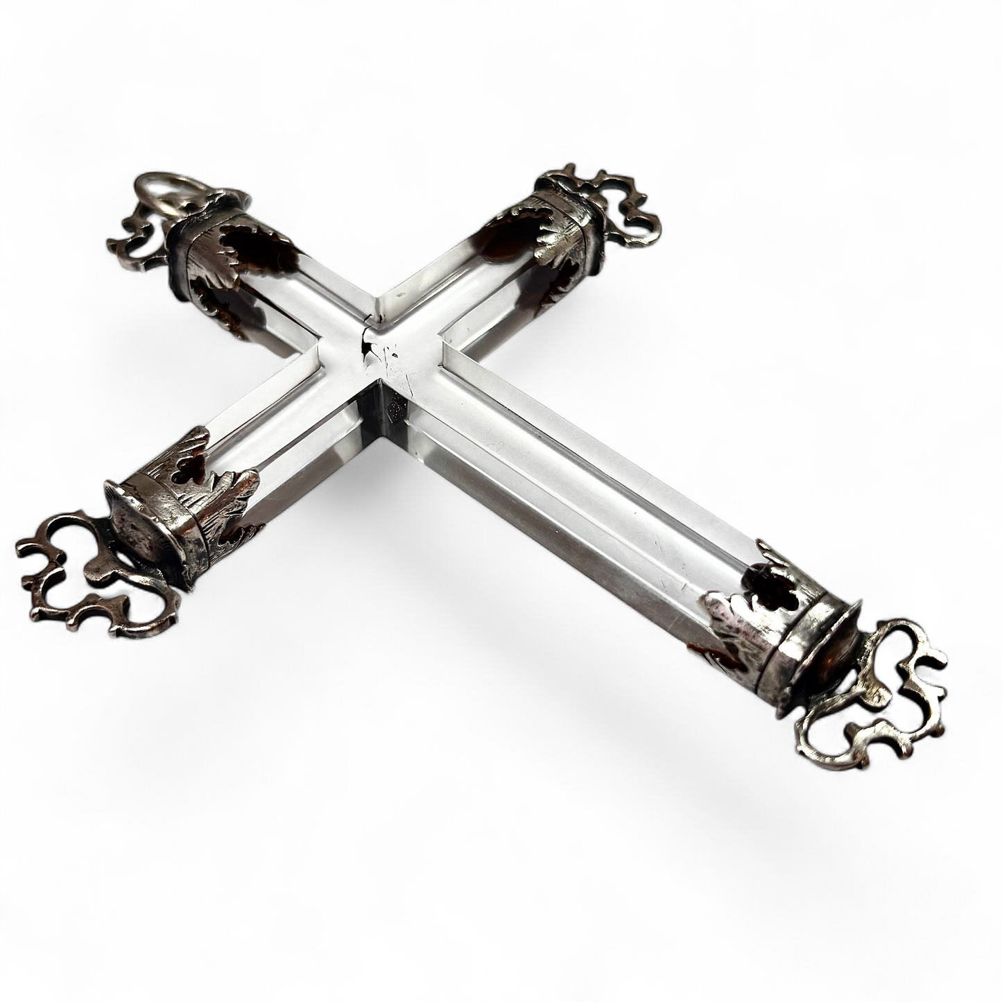 Rock crystal cross