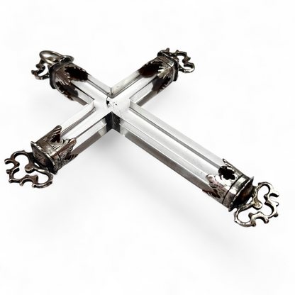 Rock crystal cross