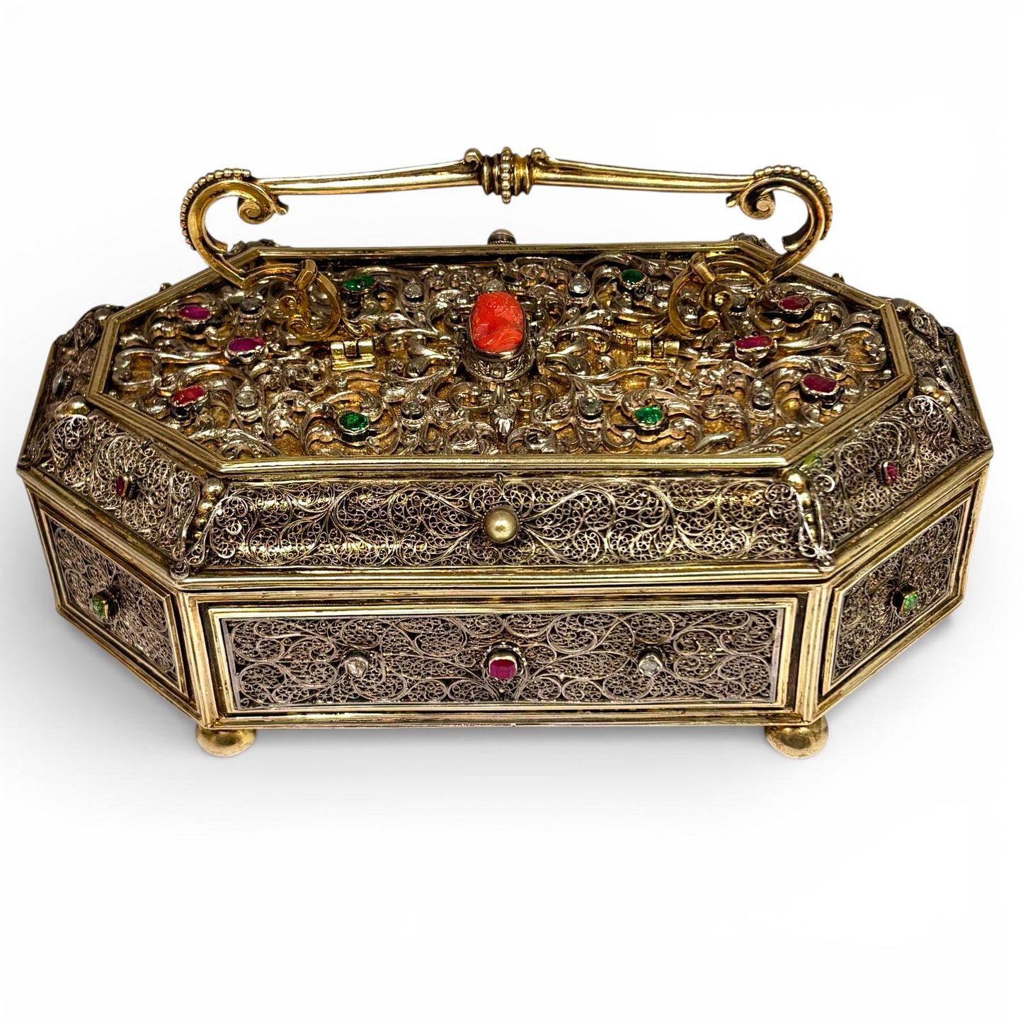 Silver Gilt Casket